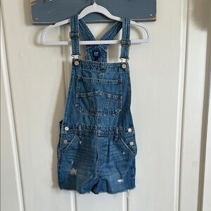 GAP Kids Blue Denim Overalls Classic Style